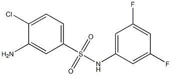 3-amino-4-chloro-N-(3,5-difluorophenyl)benzene-1-sulfonamide