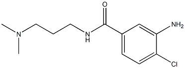 3-amino-4-chloro-N-[3-(dimethylamino)propyl]benzamide 结构式