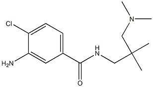 3-amino-4-chloro-N-{2-[(dimethylamino)methyl]-2-methylpropyl}benzamide Structure
