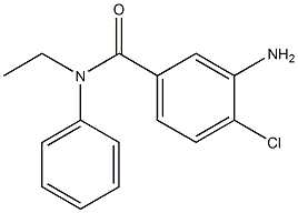 3-amino-4-chloro-N-ethyl-N-phenylbenzamide Struktur