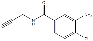 3-amino-4-chloro-N-prop-2-ynylbenzamide Structure