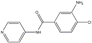 3-amino-4-chloro-N-pyridin-4-ylbenzamide,,结构式