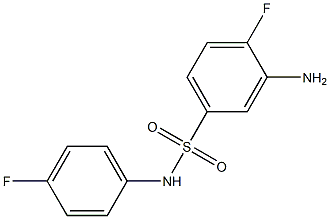 3-amino-4-fluoro-N-(4-fluorophenyl)benzene-1-sulfonamide