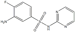 3-amino-4-fluoro-N-(pyrimidin-2-yl)benzene-1-sulfonamide