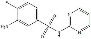 3-amino-4-fluoro-N-(pyrimidin-2-yl)benzene-1-sulfonamide|