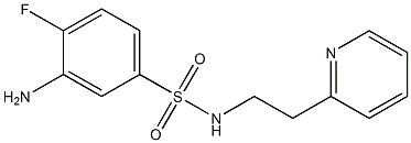 3-amino-4-fluoro-N-[2-(pyridin-2-yl)ethyl]benzene-1-sulfonamide