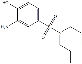 3-amino-4-hydroxy-N,N-dipropylbenzene-1-sulfonamide Structure