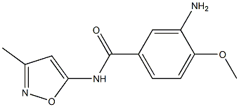 3-amino-4-methoxy-N-(3-methyl-1,2-oxazol-5-yl)benzamide|