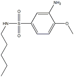 3-amino-4-methoxy-N-pentylbenzene-1-sulfonamide|