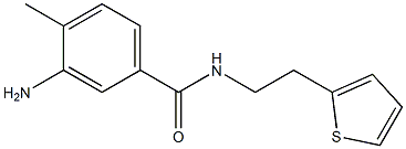 3-amino-4-methyl-N-(2-thien-2-ylethyl)benzamide Struktur