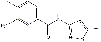 3-amino-4-methyl-N-(5-methylisoxazol-3-yl)benzamide Structure