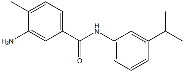 3-amino-4-methyl-N-[3-(propan-2-yl)phenyl]benzamide Structure