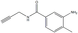 3-amino-4-methyl-N-prop-2-ynylbenzamide Struktur