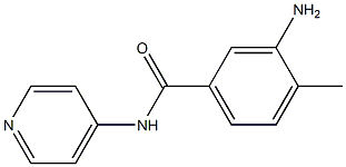 3-amino-4-methyl-N-pyridin-4-ylbenzamide Structure