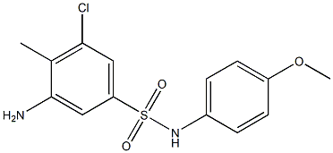 3-amino-5-chloro-N-(4-methoxyphenyl)-4-methylbenzene-1-sulfonamide