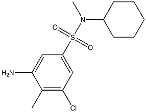  3-amino-5-chloro-N-cyclohexyl-N,4-dimethylbenzene-1-sulfonamide