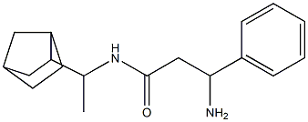 3-amino-N-(1-bicyclo[2.2.1]hept-2-ylethyl)-3-phenylpropanamide Structure