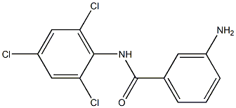 3-amino-N-(2,4,6-trichlorophenyl)benzamide 结构式