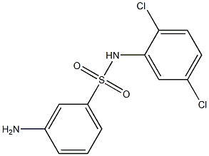 3-amino-N-(2,5-dichlorophenyl)benzene-1-sulfonamide Structure