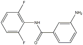 3-amino-N-(2,6-difluorophenyl)benzamide Structure