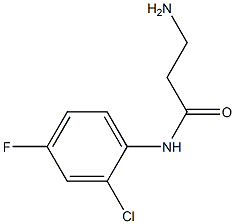 3-amino-N-(2-chloro-4-fluorophenyl)propanamide