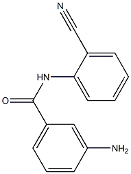 3-amino-N-(2-cyanophenyl)benzamide Structure