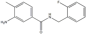 3-amino-N-(2-fluorobenzyl)-4-methylbenzamide Structure