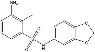 3-amino-N-(2H-1,3-benzodioxol-5-yl)-2-methylbenzene-1-sulfonamide