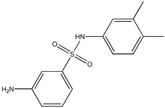 3-amino-N-(3,4-dimethylphenyl)benzenesulfonamide,,结构式