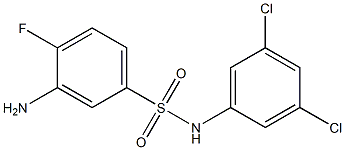 3-amino-N-(3,5-dichlorophenyl)-4-fluorobenzene-1-sulfonamide|