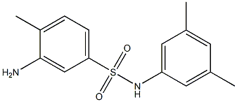 3-amino-N-(3,5-dimethylphenyl)-4-methylbenzene-1-sulfonamide 结构式