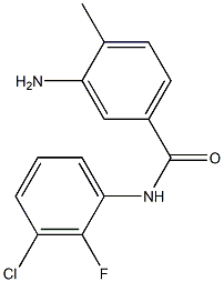 3-amino-N-(3-chloro-2-fluorophenyl)-4-methylbenzamide Structure