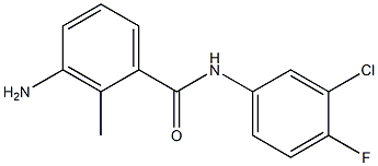  3-amino-N-(3-chloro-4-fluorophenyl)-2-methylbenzamide