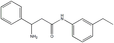 3-amino-N-(3-ethylphenyl)-3-phenylpropanamide