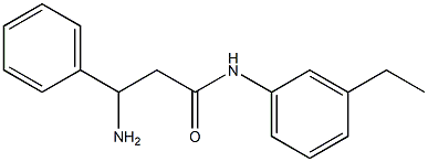  3-amino-N-(3-ethylphenyl)-3-phenylpropanamide