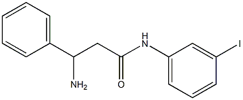 3-amino-N-(3-iodophenyl)-3-phenylpropanamide