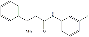 3-amino-N-(3-iodophenyl)-3-phenylpropanamide|