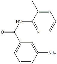 3-amino-N-(3-methylpyridin-2-yl)benzamide Structure