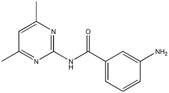3-amino-N-(4,6-dimethylpyrimidin-2-yl)benzamide Structure