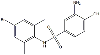  3-amino-N-(4-bromo-2,6-dimethylphenyl)-4-hydroxybenzene-1-sulfonamide