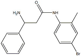 3-amino-N-(4-bromo-2-methylphenyl)-3-phenylpropanamide