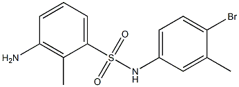 3-amino-N-(4-bromo-3-methylphenyl)-2-methylbenzene-1-sulfonamide