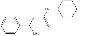 3-amino-N-(4-methylcyclohexyl)-3-phenylpropanamide|