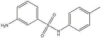 3-amino-N-(4-methylphenyl)benzenesulfonamide Structure