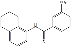 3-amino-N-(5,6,7,8-tetrahydronaphthalen-1-yl)benzamide