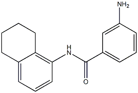 3-amino-N-(5,6,7,8-tetrahydronaphthalen-1-yl)benzamide Structure