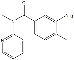 3-amino-N,4-dimethyl-N-(pyridin-2-yl)benzamide,,结构式