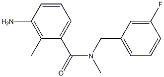  3-amino-N-[(3-fluorophenyl)methyl]-N,2-dimethylbenzamide