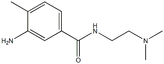 3-amino-N-[2-(dimethylamino)ethyl]-4-methylbenzamide Structure