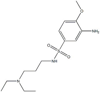 3-amino-N-[3-(diethylamino)propyl]-4-methoxybenzene-1-sulfonamide